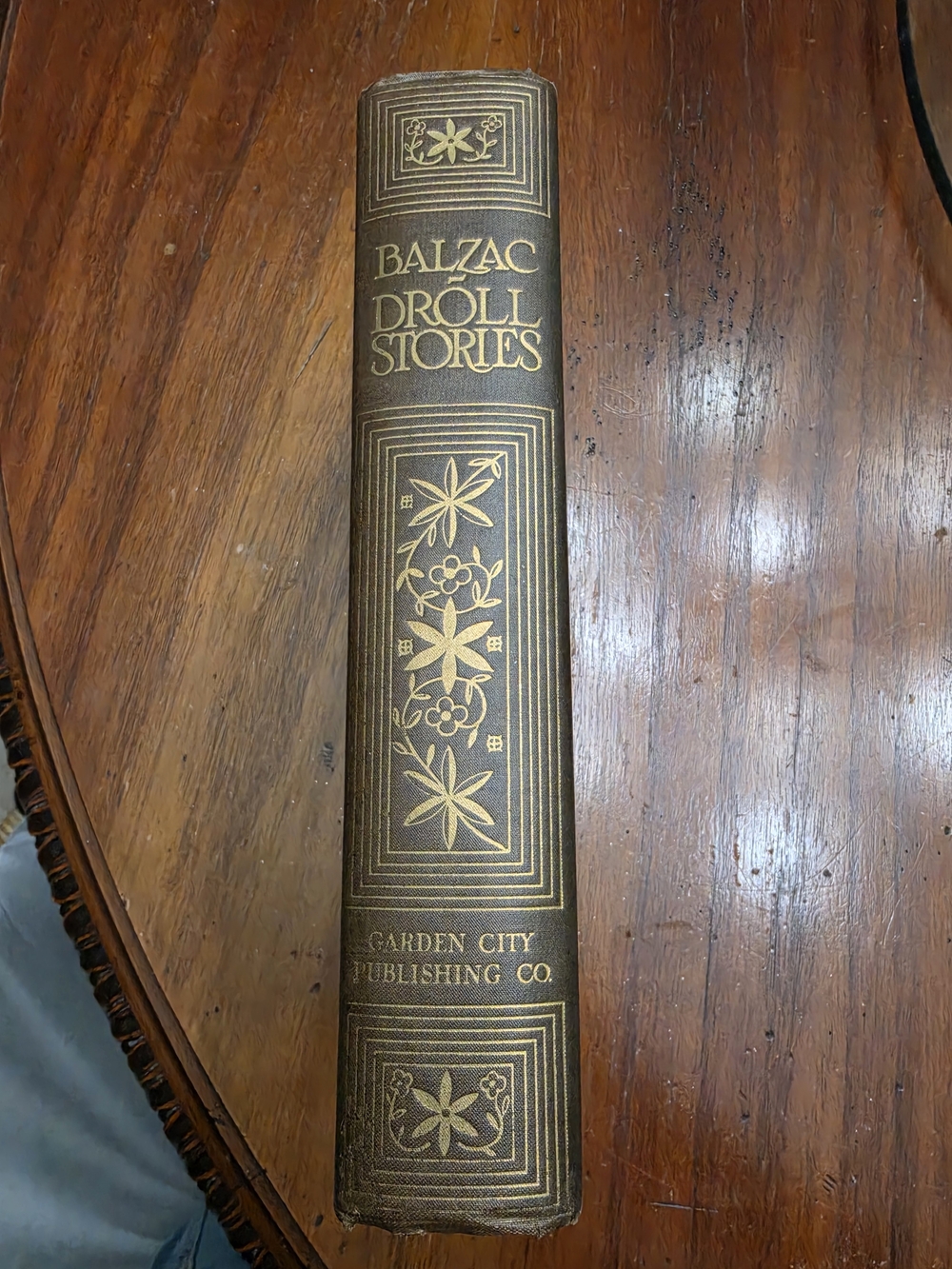 Balzac Droll Stories Decorative Brown Hardcover - Book